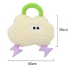Cute Cloud Lightning throw pillow blanket two-in-one, Kanglehouse Flannel car air-conditioned nap blanket order Specification image